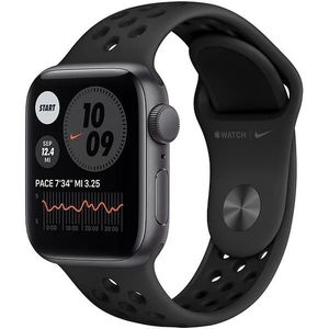 Apple Watch Series Nike SE 40mm vesmírně šedý hliník s antracitovým / černým sportovním řemínkem vyobraziť