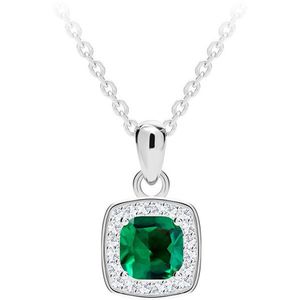 Preciosa Prekrásny strieborný náhrdelník Minas 5312 66 (retiazka, prívesok) vyobraziť
