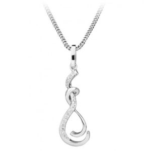 Silver Cat Elegantný náhrdelník so zirkónmi SC429 vyobraziť