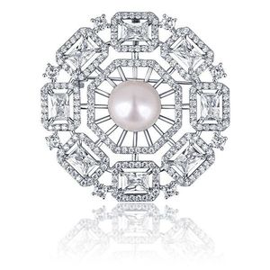 JwL Luxury Pearls Luxusná dámska brošňa s perlou 2v1 JL0665 vyobraziť