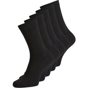 Jack&Jones 5 PACK - pánske ponožky JACJENS 12113085 Black vyobraziť