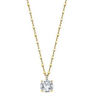 Lotus Silver Elegantný pozlátený náhrdelník zo striebra s čírymi kryštálmi Swarovski LP2005-1 / 5 (retiazka, prívesok) vyobraziť