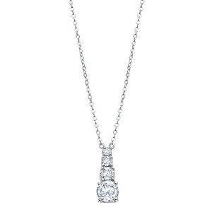 Lotus Silver Trblietavý strieborný náhrdelník s čírymi kryštálmi Swarovski LP2012-1 / 1 vyobraziť