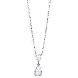 Lotus Silver Luxusný strieborný náhrdelník s čírymi kryštálmi Swarovski LP2014-1 / 1 vyobraziť