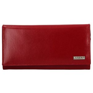 Lagen Dámska kožená peňaženka 50452 Red-bck vyobraziť