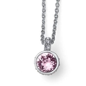 Oliver Weber Krásny náhrdelník s kryštálmi Swarovski Double 12007 212 vyobraziť