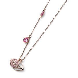 Oliver Weber Bronzový náhrdelník s kryštálmi Swarovski Kiss Rose 12151RG vyobraziť