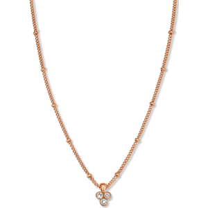Rosefield Pozlátený náhrdelník s trojitým kryštálom Swarovski Toccombo JTNTRG-J443 vyobraziť