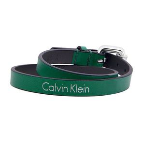 Calvin Klein Dvojitý zelený kožený náramok Adventure KJ5NGB79010 38 cm - S vyobraziť