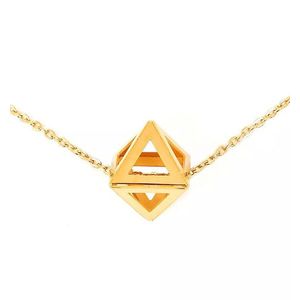 Vuch Štýlový náhrdelník s príveskom Triangle Gold vyobraziť