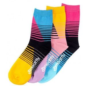 Meatfly 3 PACK - ponožky Color Scale socks - S19 Multi pack 36-39 vyobraziť