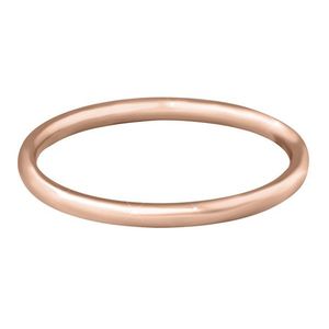Troli Pozlátený minimalistický prsteň z ocele Rose Gold 52 mm vyobraziť