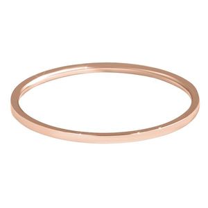 Troli Elegantný minimalistický prsteň z ocele Rose Gold 52 mm vyobraziť