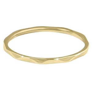 Troli Minimalistický pozlátený prsteň s jemným dizajnom Gold 52 mm vyobraziť