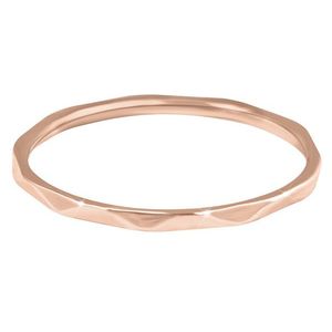 Troli Minimalistický pozlátený prsteň s jemným dizajnom Rose zlaté 52 mm vyobraziť