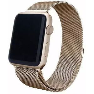 4wrist Ocelový milánský tah pro Apple Watch - Zlatý tmavý 38/40 mm vyobraziť