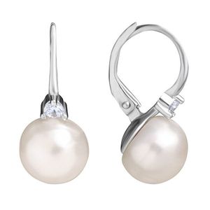JVD Elegantné perlové náušnice so zirkónmi SVLE0873XH2P100 vyobraziť