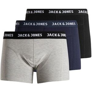 Jack&Jones 3 PACK - pánske boxerky JACANTHONY 12160750 Black - Blue nights - LGM S vyobraziť