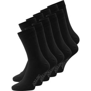 Jack&Jones 10 PACK - pánske ponožky JACJENS 12125756 Black vyobraziť