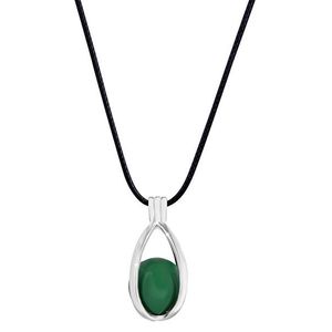 MUMMY BELL Dámsky náhrdelník zelená Rolnička Kvapka K6SZ18 vyobraziť