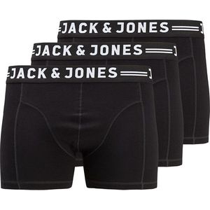 Jack&Jones PLUS 3 PACK - pánske boxerky JACSENSE 12147591 Black 3XL vyobraziť