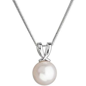 Evolution Group Strieborný náhrdelník s pravou riečnou perlou 22032.1 (retiazka, prívesok) vyobraziť