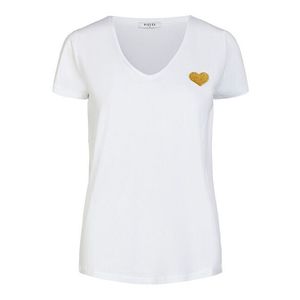 Pieces Dámske tričko 17102921 bright white gold heart XS vyobraziť