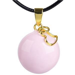 MUMMY BELL Dámsky náhrdelník ružová rolnička LOVE K10L18 vyobraziť