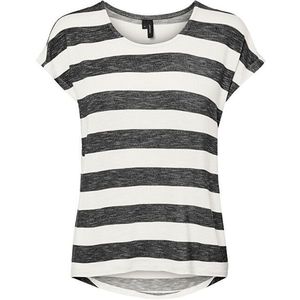 Vero Moda Dámske tričko VMWIDE STRIPE 10190017 Snow White XS vyobraziť