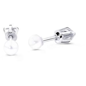 Cutie Jewellery Minimalistické perlové náušnice kôstky Z8019-30-2 vyobraziť