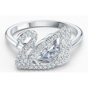 Swarovski Luxusné prsteň s labuťou Swan 5534842 55 mm vyobraziť