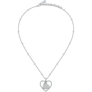 Morellato Romantický oceľový náhrdelník Srdce s kryštálmi Dolcevita SAUA03 vyobraziť
