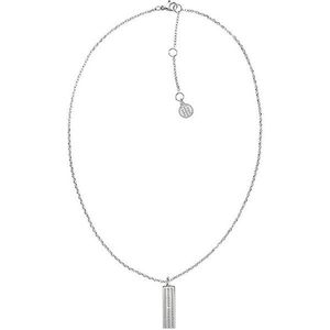 Tommy Hilfiger Ikonický oceľový náhrdelník s kryštálmi TH2780419 vyobraziť