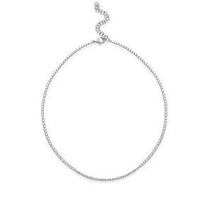 Rosato Elegantný strieborný náhrdelník so zirkónmi cubic RZC038 vyobraziť