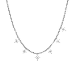 Rosato Strieborný náhrdelník s príveskami Storie RZC035 vyobraziť
