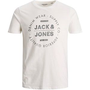 Jack&Jones Pánske tričko JJEJEANS 12177533 Cloud Dancer S vyobraziť
