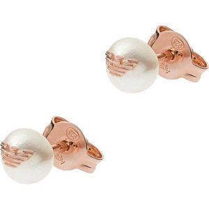 Emporio Armani Elegantné perlové náušnice s logom EG3491221 vyobraziť