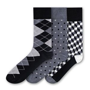 Funky Steps 3 PACK - pánske ponožky FSB273 vyobraziť