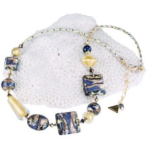Lampglas Honosný náhrdelník Egyptian Goddess s 24 karátovým zlatom v perlách Lampglas NRO4 vyobraziť
