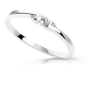 Cutie Diamonds Minimalistický prsteň z bieleho zlata s briliantmi DZ6714-3053-00-X-2 49 mm vyobraziť