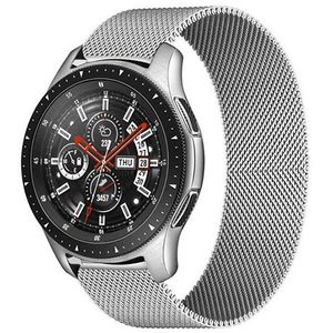 4wrist Milánský tah pro Samsung Galaxy Watch - Stříbrný 20 mm vyobraziť