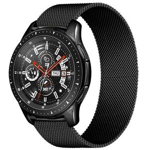 4wrist Milánský tah pro Samsung Galaxy Watch - Černý 22 mm vyobraziť