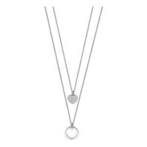Esprit Dvojitý oceľový náhrdelník s príveskami Laná ESNL01432142 vyobraziť
