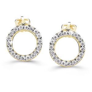 Cutie Diamonds Luxusné náušnice zo žltého zlata s briliantmi DZ60240-30-00-X-1 vyobraziť