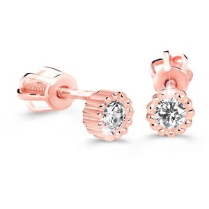 Cutie Diamonds Minimalistické náušnice kôstky z ružového zlata s briliantmi DZ60236-30-00-X-4 vyobraziť