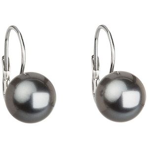 Troli Elegantné perlové náušnice s klapkou Pearl Grey 71106.3 vyobraziť