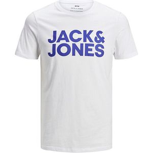 Jack&Jones Pánske tričko JJECORP 12151955 White Slim S vyobraziť