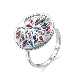 MOISS Originálne strieborný prsteň s farebnými zirkónmi R00021 62 mm vyobraziť