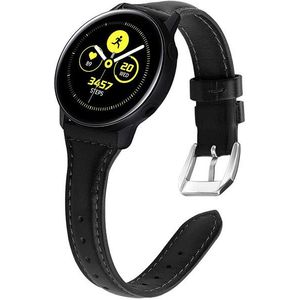 4wrist Slim kožený řemínek pro Samsung Galaxy Watch - Black 20 mm vyobraziť
