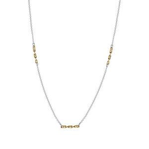 Praqia Štýlový bicolor náhrdelník Gold wave N6405_RH vyobraziť